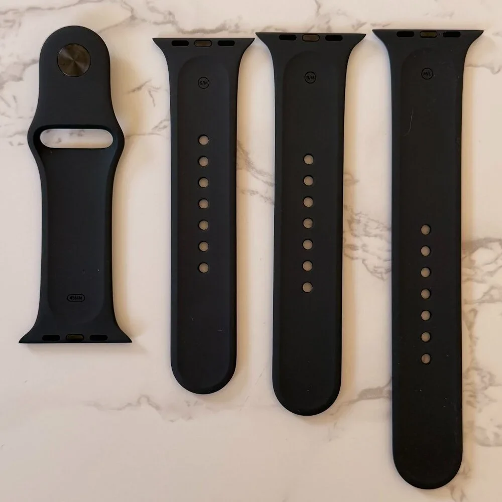 Apple Watch Sports Band Unisex | Charcoal | 45mm | S/M & M/L